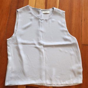 Aritzia Babaton Powder Blue Sleeveless Blouse